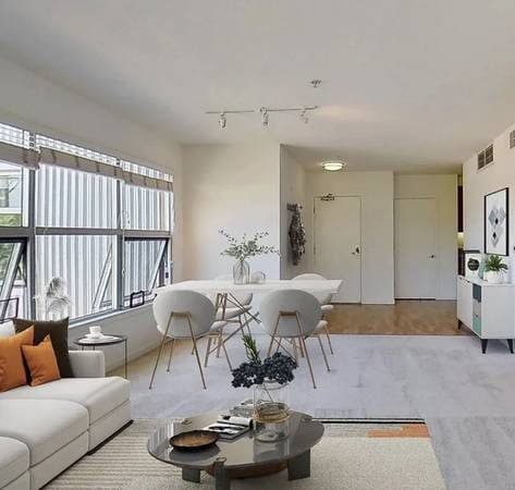 Forth and U Apartments with Wood Style Floors and Quartz Counters 2