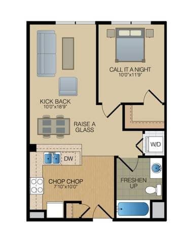 Stylish Berkeley Apartments with In Home Laundry and Smart Tech 3