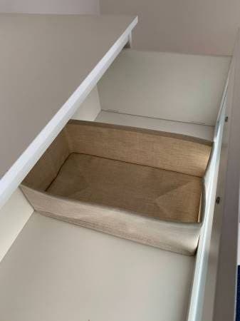 white 4-drawer Ikea dresser 2