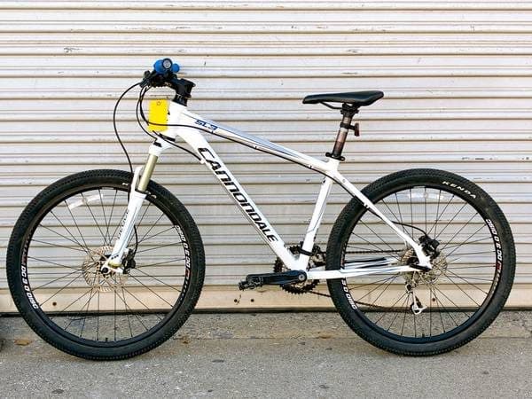 Cannondale Trail SL3 Mountain Bike - White/Blue - Medium - 27-Speed Hy 2