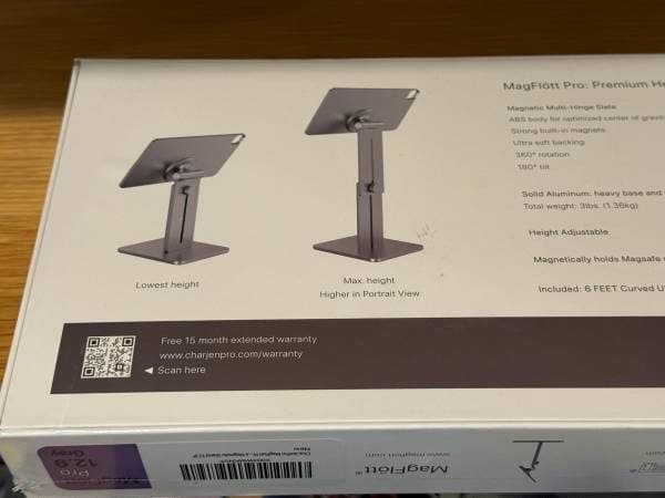 MagFlott Pro Adjustable Magnetic iPad Stand v1 3
