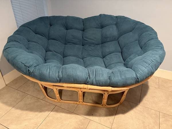 Papasan Chair and Cushion 1