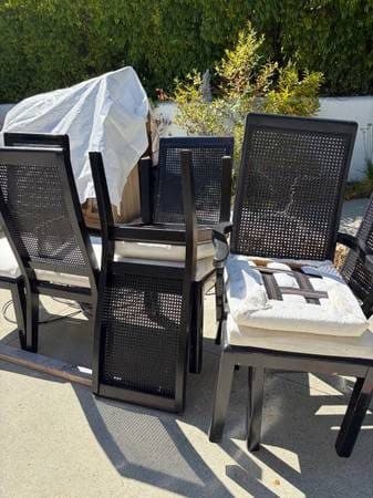 FREE Cane Back Chairs - Set of 6 need love 1