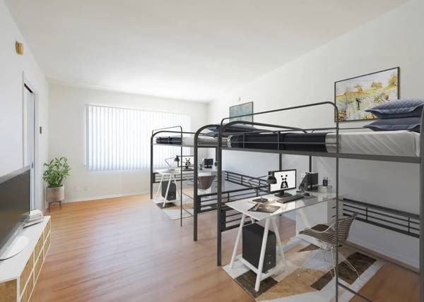 Walk to UCLA! Big, quiet, sunny Westwood studio - full and separate ki 1