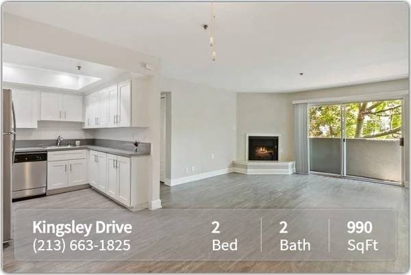 Enter into a world of comfort: 2 BR, 2 BA, 990 Sq Ft! 3