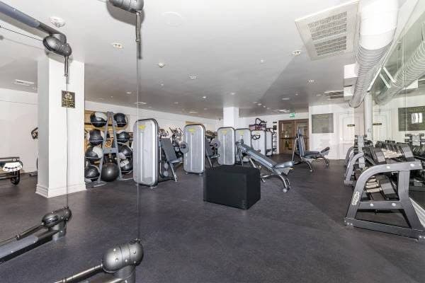 Los Angeles CA, Arched Skyline Viewing Windows, 1 Bed 1
