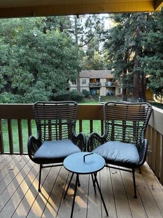 Modern Outdoor Woven Lounge Chairs + Side Table — $175 1