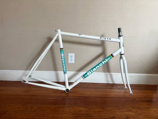 Bianchi Pista steel white/teal 53cm 1