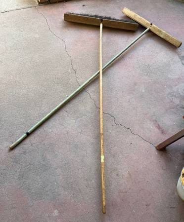 Free - 2 Large Brooms 1