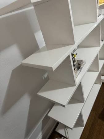 CB2 3.14 White Bookcase 2