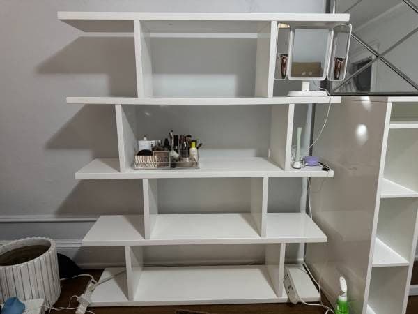 CB2 3.14 White Bookcase 1