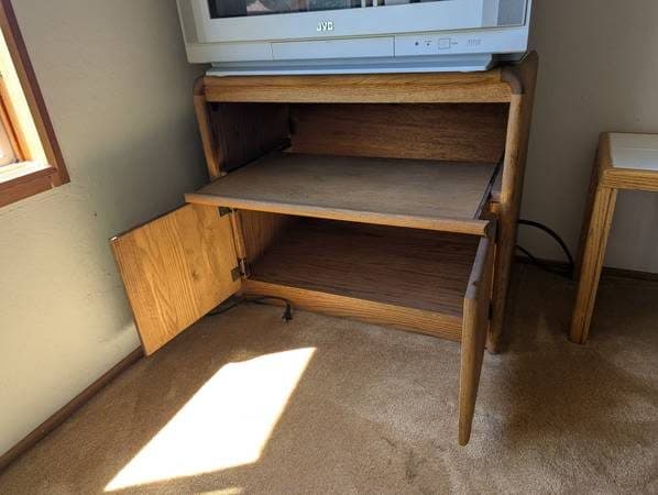 Solid wood TV Stand 2