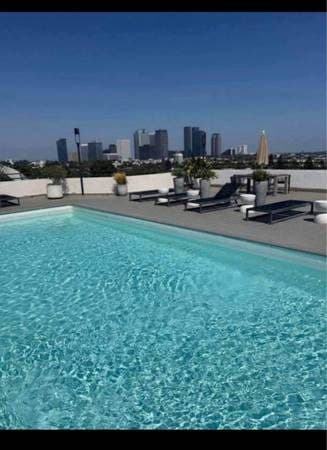 City lights rooftop pool luxury apartment westwood wilshire corrider 1