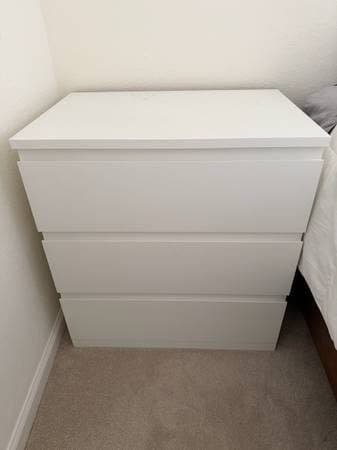 IKEA- Malm 3-drawer dresser (2 available) $50 each 1