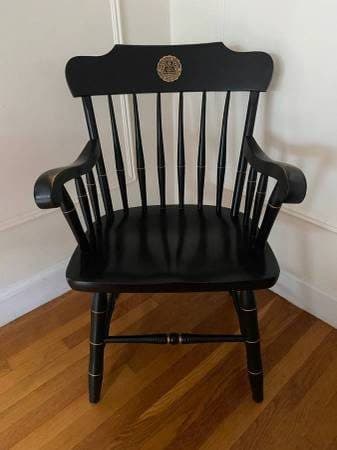 Northeastern University S. Bent & Bros Bowback Maple Windsor Armchair 1