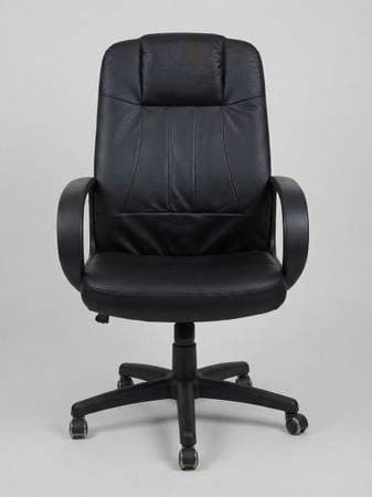 Black leather office chair for sale. 1