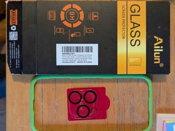 iPhone 16 pro camera protectors 1