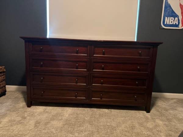 Pottery Barn Solid Wood 8-Drawer Dresser 1