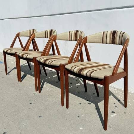 Mid-Century Danish Kai Kristiansen Model 31 Dining Chairs 1
