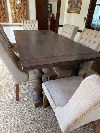 Restoration Hardware Monastery Dining Table 1