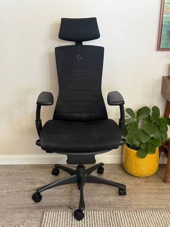 Herman Miller Logitech x Embody Gaming Chair w/ Atlas Headrest 1