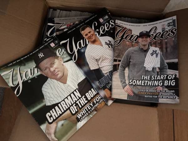 60+ Yankees Magazine issues, 2005 thru 2021 1