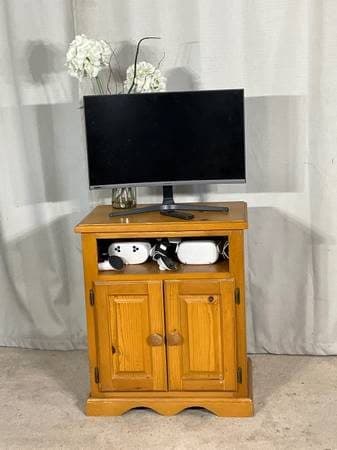 Multi-Purpose Solid Wood Cabinet * TV Stand * Microwave * End Table 1