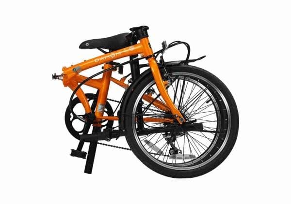DAHON Dream D6 Folding Bike – Like New – Orange – Only Used 10 Minutes 2