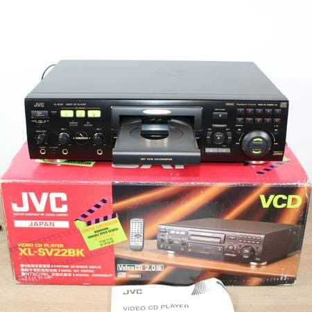 JVC XL-SV22BK Video CD Player Karaoke with Original Box & Manual - NEW 3