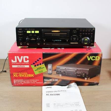 JVC XL-SV22BK Video CD Player Karaoke with Original Box & Manual - NEW 1
