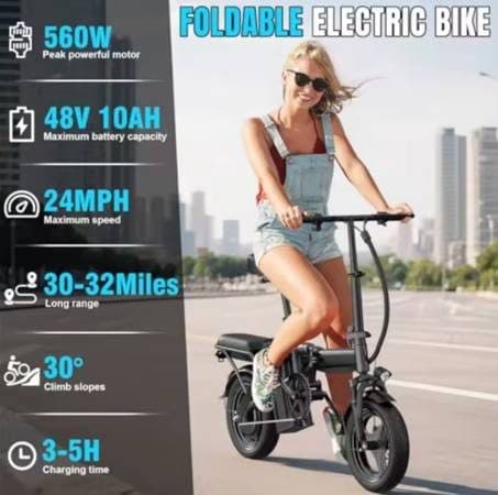 E-Bike 14”, Like New 3