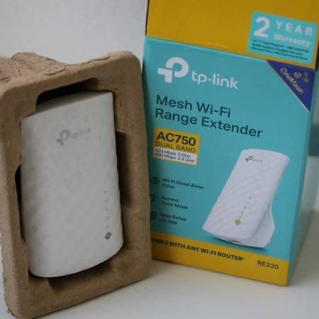 TP-Link Mesh Wi-Fi Range Extender AC750 Dual Band 2