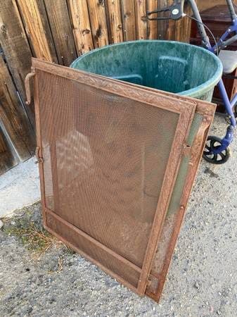 CURB ALERT: Butcher blk, walker, end table, portable AC, folding table 3
