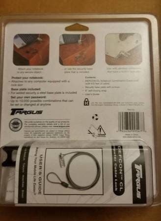 Laptop Cable Lock - New in Package 2