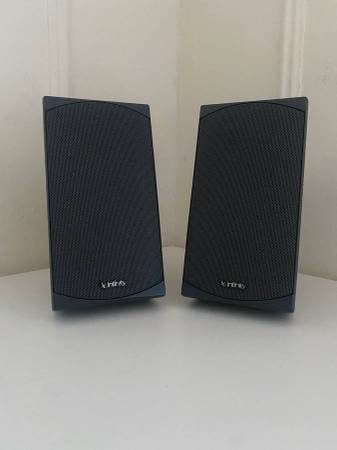 Infinity HTS-SAT 2-Way Satellite Speakers with Wall Brackets 1
