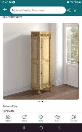 Crestview linen cabinet by Lark Manor 2