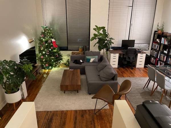 Mid century modern leather chair 3