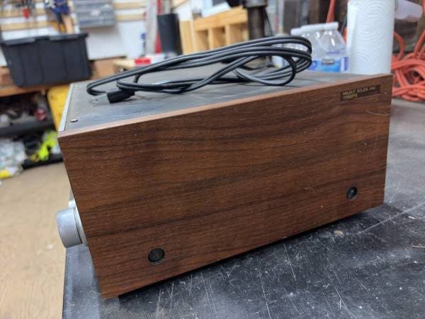 Vintage 1970s Aiwa Ad 6550 cassette deck for parts/repair 3