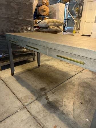 Graydon Shagreen Office Desk 2