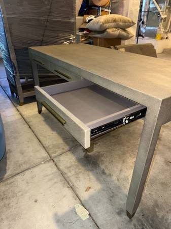 Graydon Shagreen Office Desk 3