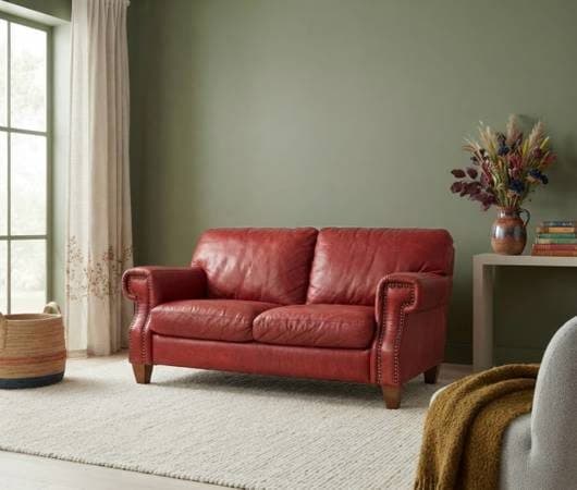 Pretty red couch 1