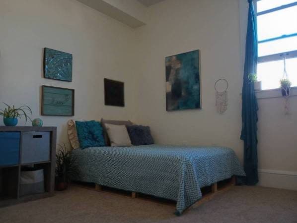Furn. master bdrm Flat share avail AUG 15  lots of light (san jose dow 2