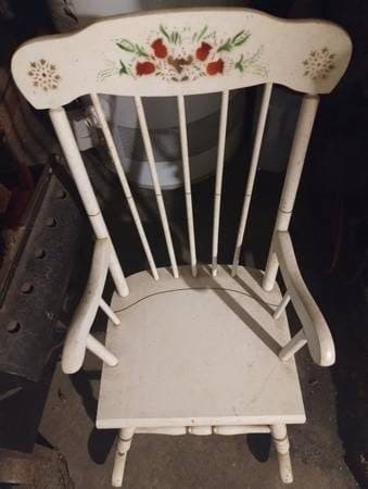 Vintage Provincial Child's Rocking CHAIR 1