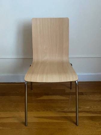 Allermuir Bentwood Chair with Welded Steel Chrome Frame - Mid-Century 2