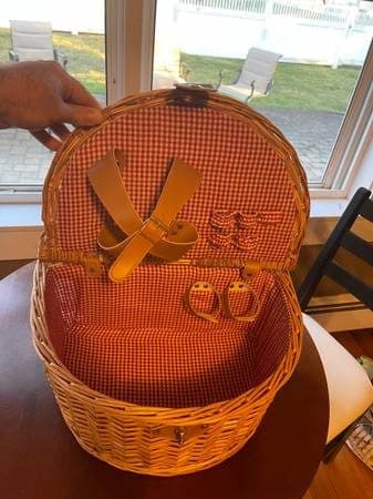 Nice picnic basket, fancy and attractive! 3