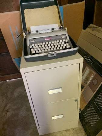 Two Drawer Metal File Cabinet 2