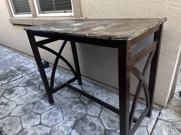 dark mahogany colored table 3