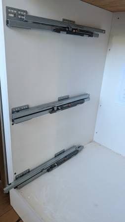 Kitchen drawers  and tracks 2