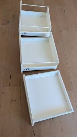 Kitchen drawers  and tracks 1