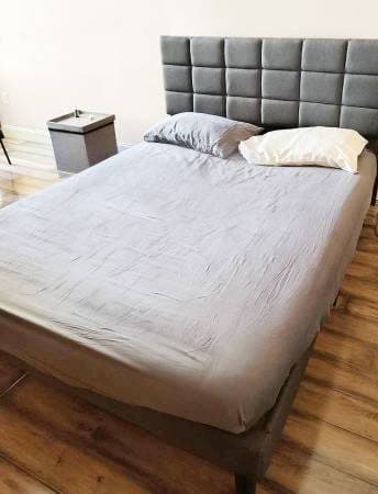 Queen Bed - Foam Mattress + Bedframe + Headboard 1